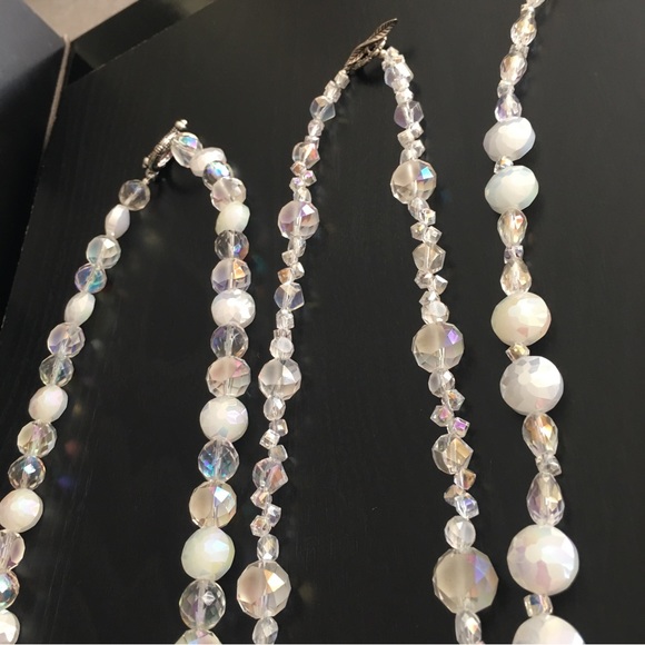 3 Crystal & Glass Necklaces With Earrings - Picture 13 of 16